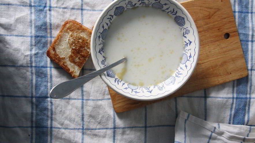 Рецепт молочного супа с макаронами