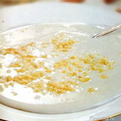 Рецепт Молочного супа с миндалем