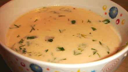 Рецепт молочного супа с морепродуктами
