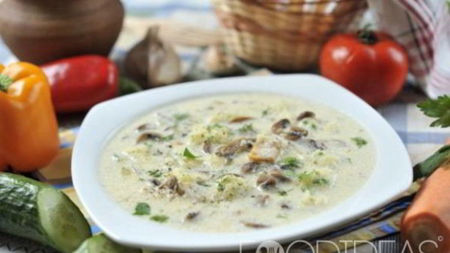 Рецепт молочного супа с овощами