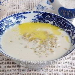 Рецепт Молочного супа с перловой крупой