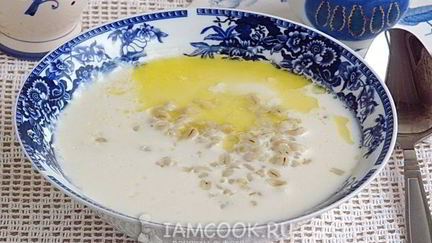 Рецепт Молочного супа с перловой крупой