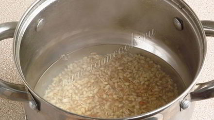 Рецепт молочного супа с перловой крупой