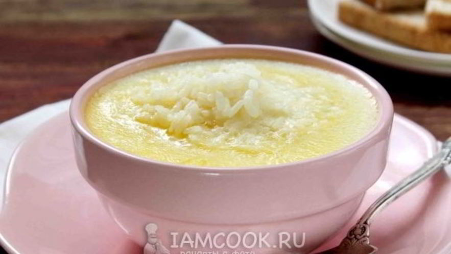 Рецепт молочного супа с рисом