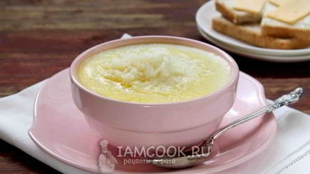 Рецепт молочного супа с рисом