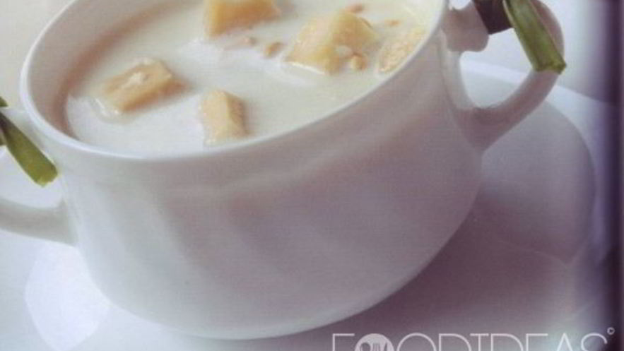 Рецепт молочного супа с сыром