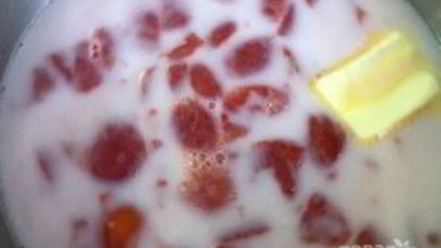 Рецепт молочного супа с томатами