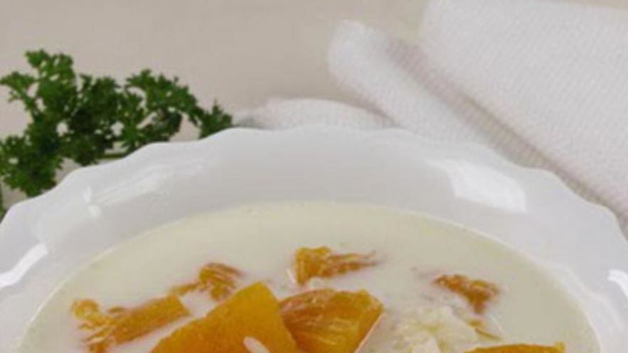 Рецепт молочного супа с тыквой