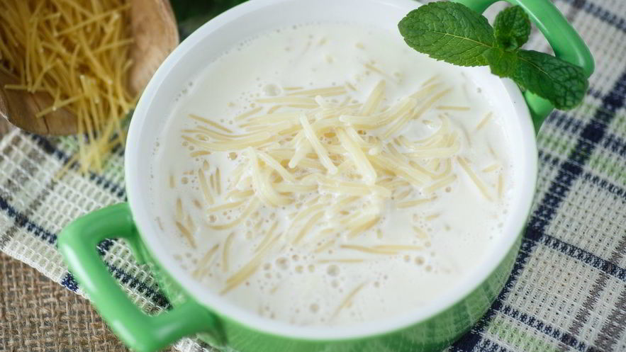 Рецепт молочного супа с вермишелью для детей