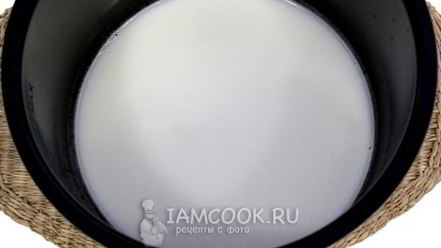 Рецепт молочного супа в мультиварке