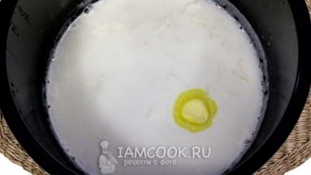 Рецепт молочного супа в мультиварке
