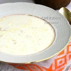 Рецепт Молочного супа Затирка