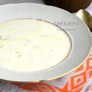 Рецепт Молочного супа Затирка