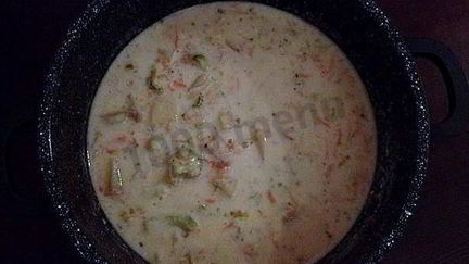 Рецепт Овощного молочного супа