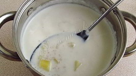 Рецепт супа молочного из ячневой крупы по-латышски