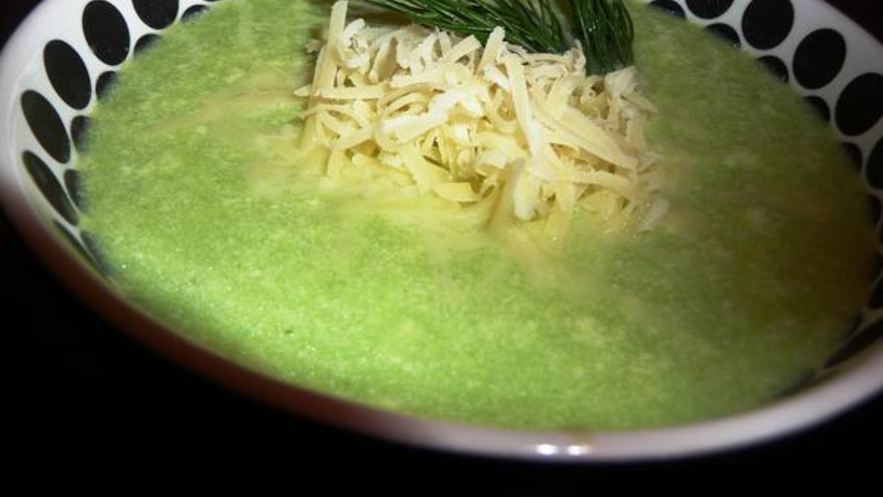 Рецепт сырно-молочного суп с брокколи