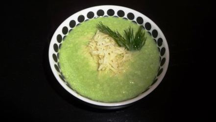 Рецепт сырно-молочного суп с брокколи