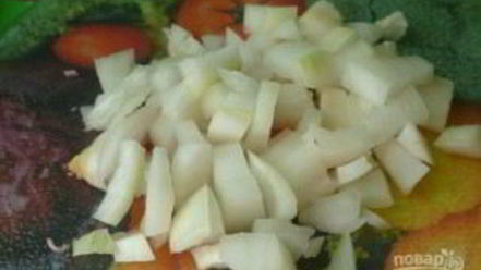 Рецепт сырно-молочного суп с овощами