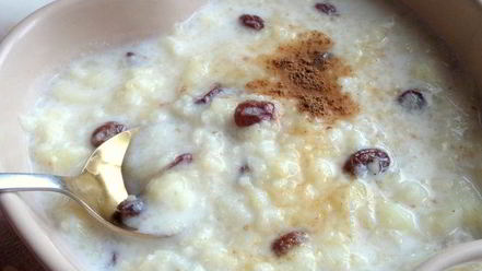 Рецепт ванильно-молочного суп с кускусом