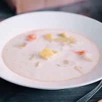 Рецепт Норвежского супа из семги со сливками