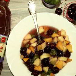 Рецепт Фруктово-ягодной окрошка