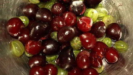 Рецепт фруктово-ягодной окрошка