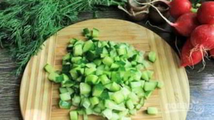 Рецепт классической окрошки на квасе