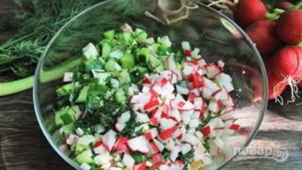 Рецепт классической окрошки на квасе