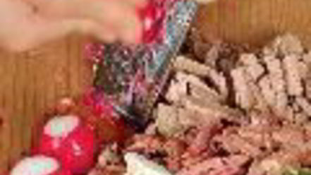 Рецепт окрошки мясной