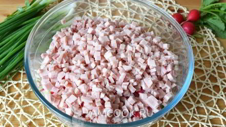 Рецепт окрошки на айране