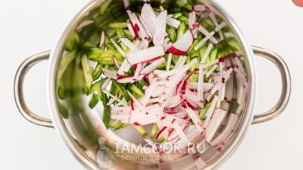 Рецепт окрошки на греческом йогурте