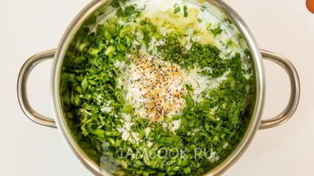 Рецепт окрошки на греческом йогурте