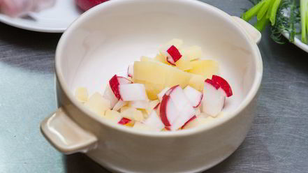 Рецепт окрошки на имбирном квасе