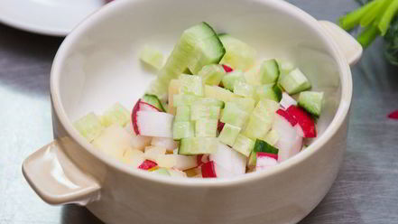 Рецепт окрошки на имбирном квасе