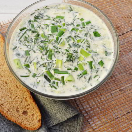 Рецепт Окрошки на хлебном квасе