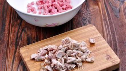 Рецепт окрошки на курином бульоне