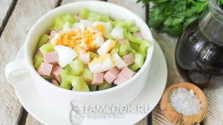 Рецепт окрошки на квасе с колбасой и болгарским перцем