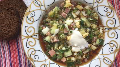 Рецепт Окрошки на квасе