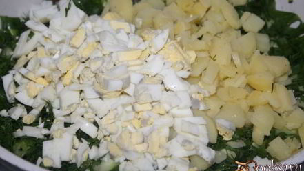 Рецепт окрошки на мацони и айране