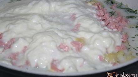 Рецепт окрошки на мацони и айране