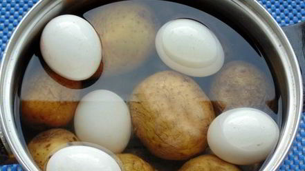 Рецепт окрошки на сметане