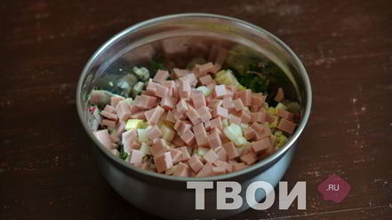 Рецепт окрошки на сыворотке