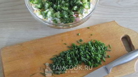 Рецепт окрошки на воде с майонезом и уксусом