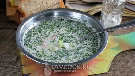 Рецепт окрошки на воде с майонезом и уксусом