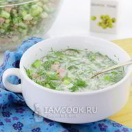 Рецепт Окрошки на воде с уксусом