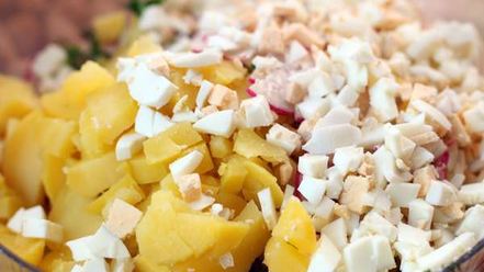 Рецепт окрошки на воде