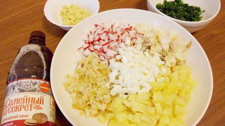 Рецепт окрошки оригинальной