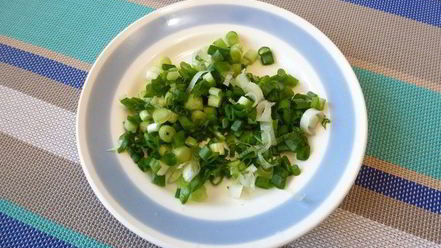 Рецепт окрошки по-польски с сыром