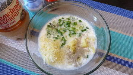 Рецепт окрошки по-польски с сыром