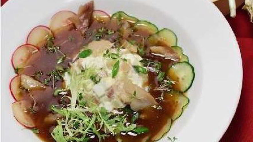 Рецепт окрошки рыбной